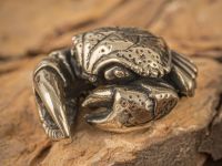 Бусина для темляка Краб, мельхиор