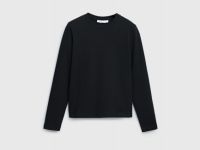 Базовый лонгслив, Черный