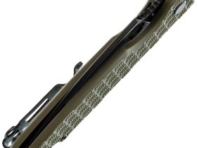 Складной нож Daggerr Piranha olive BW DL, сталь 8Cr14MoV, рукоять FRN