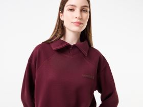 Женская толстовка Lacoste стандартного кроя на молнии