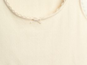 Майка пижамная из трикотажа пуантель, Желтый