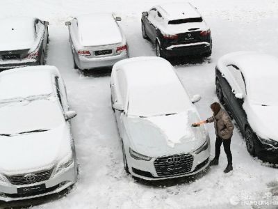 За заснеженный регистрационный знак авто могут оштрафовать