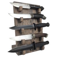 Подставка для коллекции из 5-ти ножей Woodinhome HKS0205OG, дуб
