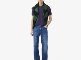 Мужское поло Lacoste L1212 классического кроя