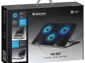 Подставка для ноутбука Defender (NS-501) 17" 2 хUSB/3 вентилятора (черный)