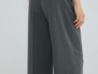 Прямые брюки со стрелками, Серый