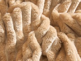 Плед Righe, бежевый