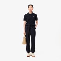 Женские эластичные брюки Lacoste оверсайз