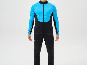Тренировочная куртка Nordski Advance Light Blue/Black