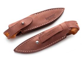 Нож с фиксированным клинком LionSteel Willy, сталь М390, рукоять оливковое дерево