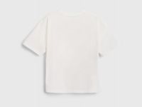 Футболка с принтом для девочек, Белый