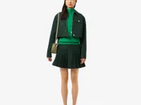 Женский шерстяной свитер Lacoste с высоким воротом