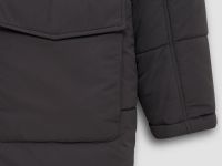 Полупальто утепленное с воротником-стойкой