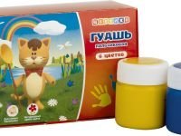 Пальчиковые краски "Цветик" 6 цв