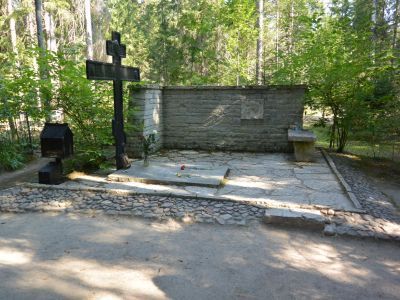 Могила Ахматовой А.А. (1889-1966), поэтессы