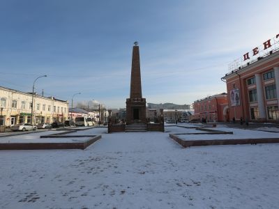 Памятник борцам, погибшим за власть Советов в Забайкалье, сооруженный в 1926 г.