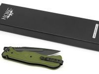 Складной нож Офицерский-С, сталь D2, рукоять пластик, зелёный