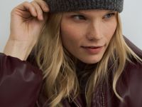 Вязаная повязка, Серый