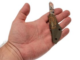 Нож N.C.Custom киридаши Змея сталь AUS-8