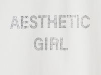 Футболка со стразами для девочек, Белый