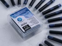 Набор картриджей для перьевой ручки Малевичъ, 15 шт, синие