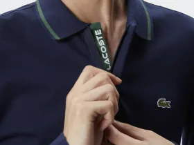 Мужское поло Lacoste приталенного кроя
