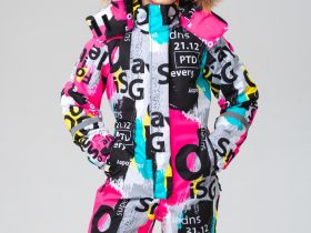 Комбинезон текстильный с полиуретановым покрытием для девочек