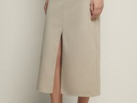 Юбка миди прямого кроя