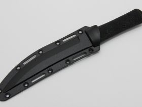 Нож с фиксированным клинком CRKT Hissatsu 2907, сталь 440A, рукоять пластик/резина