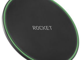 Беспроводное зарядное устройство Rocket Disc 15 Вт черный