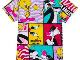 Фуфайка трикотажная для девочек (футболка)