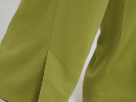 Свободные брюки со льном