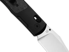 Складной нож Kizer Tycho Clip-Point, сталь M390, рукоять титан/карбон, черный