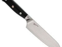 Кухонный нож сантоку Tuotown, сталь VG10, рукоять G10