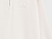 Свитшот с воротником-стойкой на молнии для мальчиков, Бежевый