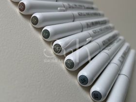 Набор маркеров акриловые Languo, 9 цветов, серые оттенки 2