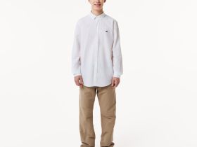 Мужская хлопковая рубашка Lacoste