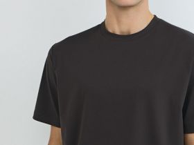 Футболка из мерсеризованного хлопка, Коричневый