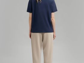 Футболка свободного кроя из хлопкового джерси