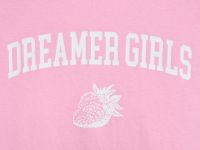 Свободная футболка для девочек, Розовый