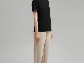 Футболка свободного кроя из джерси