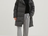 Пальто утепленное с утиным пухом