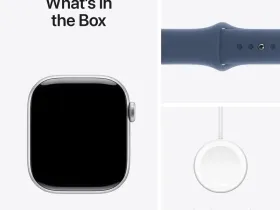 Смарт-часы Apple Watch Series 10 46mm Silver Aluminum Case with Denim Sport Band (M/L)