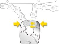 Клещи для разжатия замка цепи Topeak PowerLink Pliers (черный)