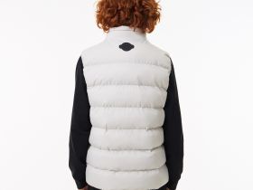 Мужской стёганный жилет Lacoste с высоким воротом