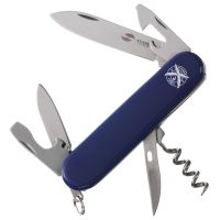 Нож перочинный Stinger 90 мм, 11 функций, синий