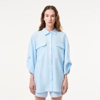 Женская рубашка Lacoste из тенселя