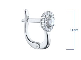 Серьги из белого золота э4712сг08184000