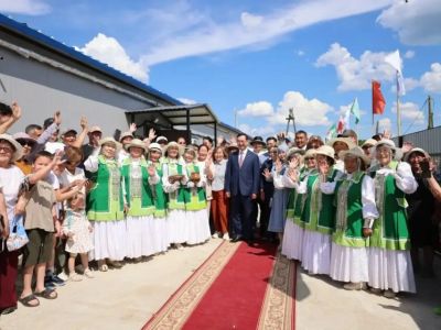 Новый молочный цех открылся в Амгинском районе