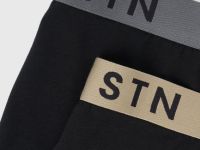 Трусы-транки, 2 шт., Черный